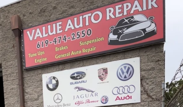 Value Auto Repair shop in San Diego offering affordable and reliable car maintenance and repair services
