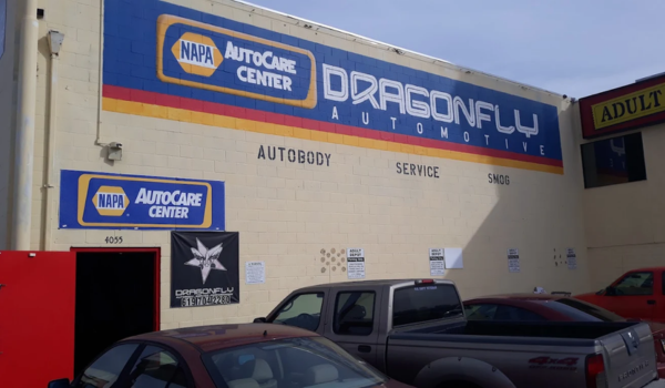 Dragonfly Automotive repair shop in San Diego specializing in advanced diagnostics and professional vehicle repairs