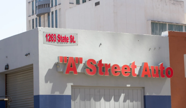 A Street Auto Service garage in San Diego known for quality engine diagnostics, brake repair, and routine maintenance