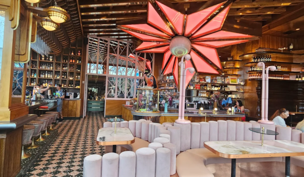 Bright brunch setting at Morning Glory, one of the best restaurants in San Diego for creative breakfast and specialty coffee.