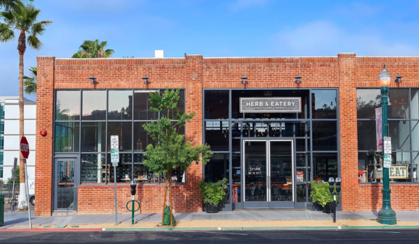 Elegant interior of Herb & Wood, one of the best restaurants in San Diego for Mediterranean-California cuisine and stylish dining.