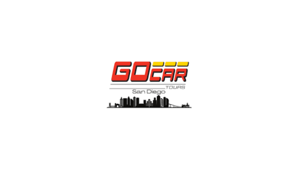 GoCar Tours yellow GPS-guided car experience recommended by the best travel agents in San Diego for city sightseeing