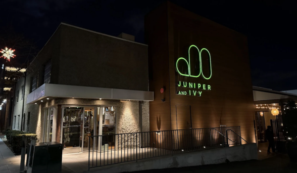 Stylish dining room at Juniper and Ivy, one of the best restaurants in San Diego for creative seasonal American cuisine.