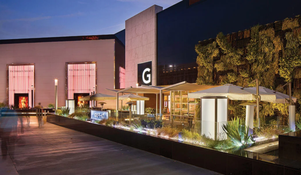 Interior of Glendale Galleria mall, one of the best shopping centers in Los Angeles with major retail brands and family shopping.