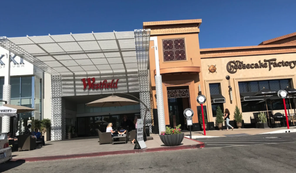 Westfield Topanga mall exterior, one of the best shopping centers in Los Angeles offering premium retail and dining experiences.