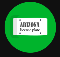 Arizona License Plate