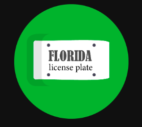 Florida License Plate