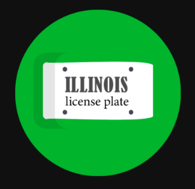 Illinois License Plate
