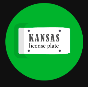 Kansas License Plate