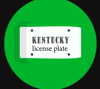 Kentucky License Plate