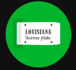 Louisiana License Plate