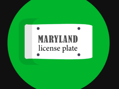 Maryland License Plate