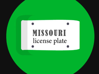 Missouri License Plate
