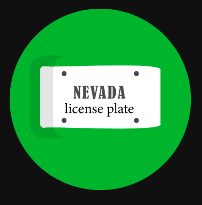 Nevada License Plate