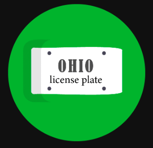 Ohio License Plate