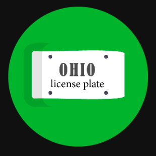 Ohio License Plate