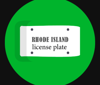 Rhode Island License Plate
