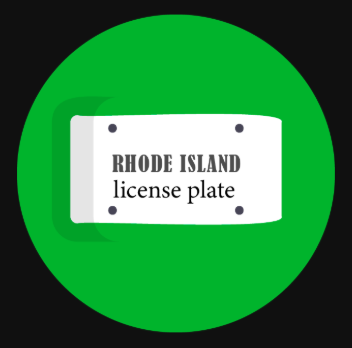 Rhode Island License Plate