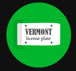 Vermont License Plate