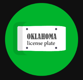 Oklahoma License Plate